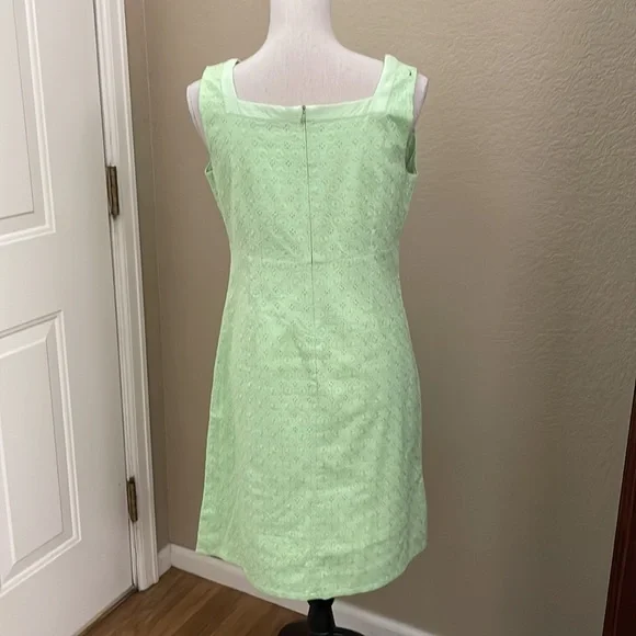 Fresh Produce NWT bright green eyelet dress. - Picture 2 of 5